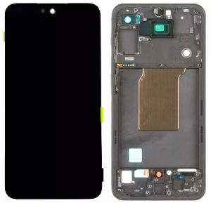 Дисплей Samsung SM-A556 Galaxy A55 5G (2024) с сенсором и рамкой, Navy, оригинал - 915160