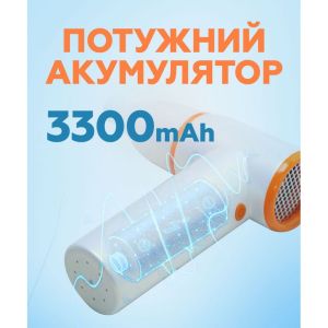 Турбовентилятор AP-01 універсальний 3300mAh White-Pearl - 919325