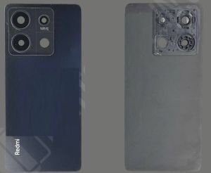 Задняя крышка Xiaomi Redmi Note 13 5G, со стеклом камеры, Graphite Black - 924897 Задняя крышка Xiaomi Redmi Note 13 5G, со стеклом камеры, Graphite Black - 924897