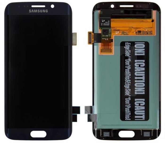 Дисплей для Samsung G925F Galaxy S6 Edge с сенсором Синий - 546822