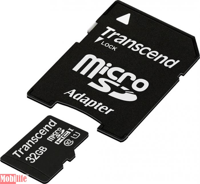 Карта памяти Transcend 32 Gb microSDHC Class 10 Premium UHS-1 TS32GUSDU1 - 527878