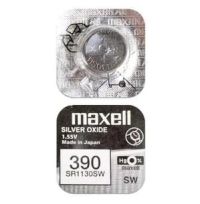 Батарейка часовая Maxell 390, V390, SR1130SW, SR54, 603