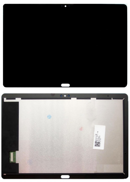 Дисплей для Huawei MediaPad T5, 10 (AGS2-L09, AGS2-W09) с сенсором Черный (с вырезом под клавишу меню) - 566034
