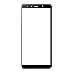 Стекло дисплея для ремонта Samsung A750, A7 2018 черный - 556891