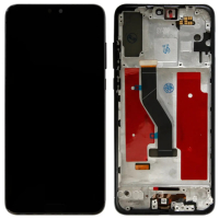 Дисплей для Huawei P20 Pro (CLT-L29, CLT-L09) с сенсером и рамкой, черный (OLED)
