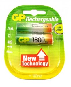 Аккумулятор GP AA R06 Ni-MH 1800 mAh (упаковка 2 шт) - 500800