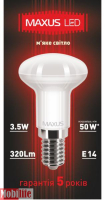 Светодиодная лампа (LED) MAXUS 1-LED-359 (R39 3.5W 3000K 220V E14 AP)