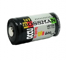 Аккумулятор 16340 Bossman RCR123A 3.0V 600mAh Li-ion