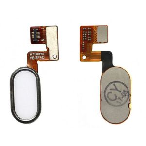 Шлейф Meizu M3 Note (L681H) кнопки Home (10pin) Белый - 561365