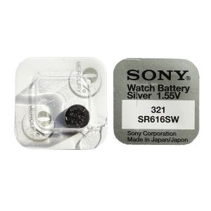 Батарейка часовая Sony 321, V321, SR616SW, SR65, 611, 10шт. Цена 1шт - 512408 Батарейка часовая Sony 321, V321, SR616SW, SR65, 611, 10шт. Цена 1шт - 512408
