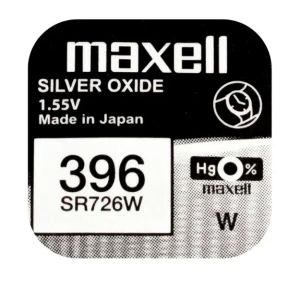 Батарейка часовая Maxell 396, V396, SR726W, SR726SW-B1, SR59, 612 - 542689 Батарейка часовая Maxell 396, V396, SR726W, SR726SW-B1, SR59, 612 - 542689