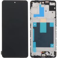 Дисплей Samsung SM-M556 Galaxy M55 5G (2024) с сенсором и рамкой, black (TFT)