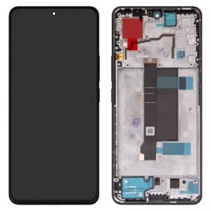 Дисплей Xiaomi Redmi Note 13 Pro 5G, Poco X6 5G с сенсором и рамкой, black (TFT) - 929443