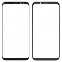 Стекло дисплея для ремонта Samsung Galaxy S8+ (Plus) G955 черный