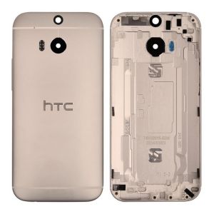 Задняя панель корпуса для HTC One M8 золотистая - 547127