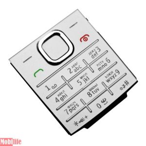 Клавіатура (кнопки) Nokia X2-00 Срібло - 507434