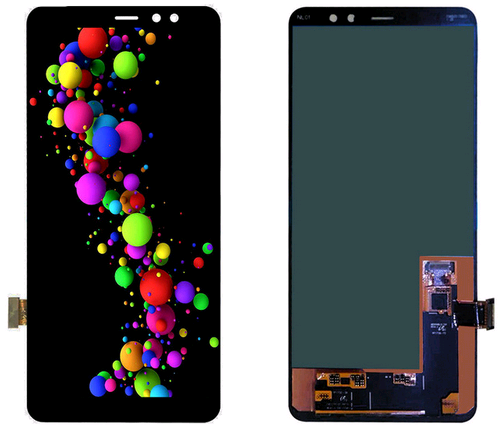 Дисплей для Samsung A730 Galaxy A8+ (Plus) 2018 с сенсором Черный (TFT) - 557990