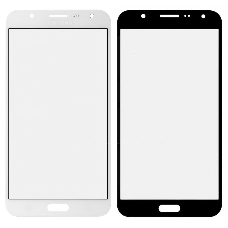 Стекло дисплея для ремонта Samsung Galaxy J7, J700H белый - 548224