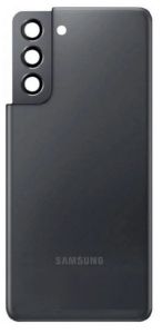 Задняя крышка Samsung G991 Galaxy S21 5G с стеклом камеры, серый - 912214