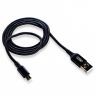 Дата-кабель USB XO NB143 1м Micro плетений black - 914464