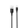 Дата-кабель USB XO NB143 1м Micro плетений black - 914464