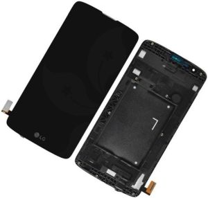 Дисплей LG K8 K350E, K8 K350N, Phoenix 2 з сенсором і рамкою чорний - 559578