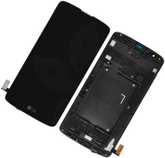 Дисплей для LG K8 K350E, K8 K350N, Phoenix 2 с сенсором и рамкой черный - 559578
