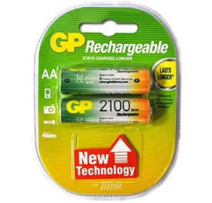 Аккумулятор GP AA R06 Ni-MH 2100 mAh (упаковка 2 шт.) - 500801