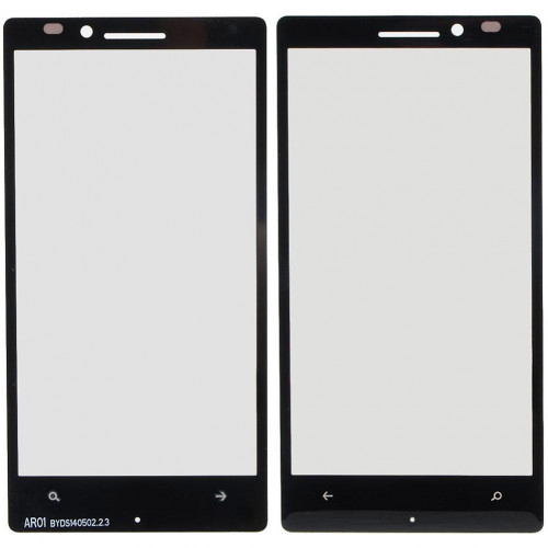 Стекло дисплея для ремонта Nokia Lumia 930 черный - 551302