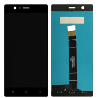 Дисплей для Nokia 3 Dual Sim TA-1032 с сенсором Черный