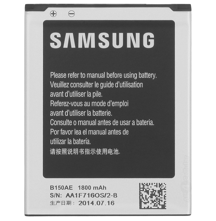 Акумулятор Samsung B150AE, Galaxy Core Duos i8262, G350, E350E 1800mAh, Оригінальний - 533168