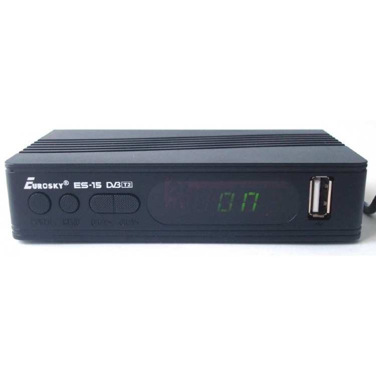 Тюнер T2 Eurosky ES-15 (DVB-T2, T) - 553103