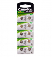 Батарейка Camelion AG7 (G7, LR926, LR57, 195, SR927W, GP95A, 395) 10шт Цена упаковки