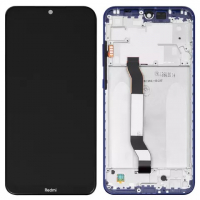 Дисплей для Xiaomi Redmi Note 8t с сенсором и рамкой синий