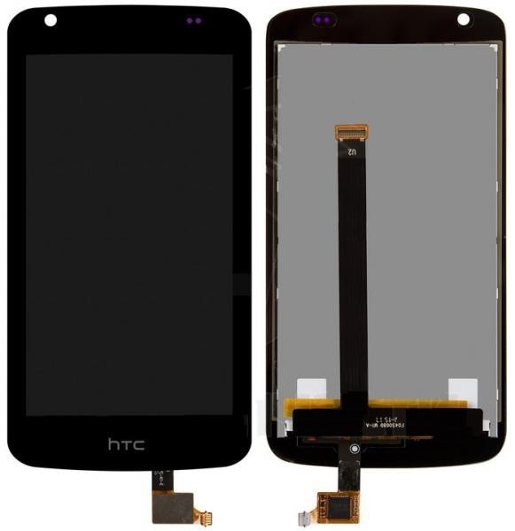 Дисплей HTC Desire 326G з сенсором чорний - 548904