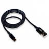 Дата-кабель USB XO NB143 1м Type-C плетений black - 914465 Дата-кабель USB XO NB143 1м Type-C плетений black - 914465
