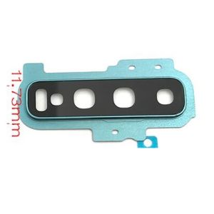 Стекло камеры Samsung G975 Galaxy S10 Plus зеленое, с рамкой, prism green - 560279