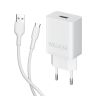 Сетевое зарядное устройство WALKER WH-26 (1USB - 2.1A + Micro USB cable) white - 919227