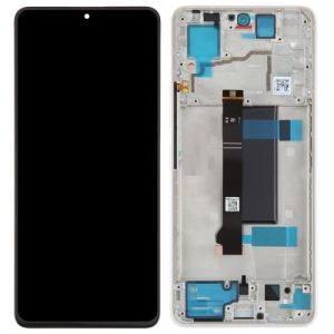 Дисплей Xiaomi Poco X6 Pro 5G с сенсором и рамкой, White, оригинал - 922515 Дисплей Xiaomi Poco X6 Pro 5G с сенсором и рамкой, White, оригинал - 922515