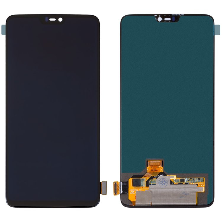 Дисплей для OnePlus 6 A6003 с сенсором Черный (TFT) - 562957