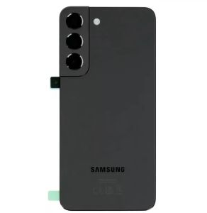 Задняя крышка Samsung S901 Galaxy S22 5G 2022 с стеклом камеры, черный - 912417 Задняя крышка Samsung S901 Galaxy S22 5G 2022 с стеклом камеры, черный - 912417
