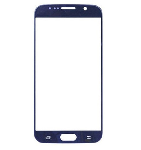 Стекло дисплея для ремонта Samsung G920 Galaxy S6 голубое - 559381