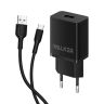Сетевое зарядное устройство WALKER WH-26 (1USB - 2.1A + Type-C cable) black - 919228 Сетевое зарядное устройство WALKER WH-26 (1USB - 2.1A + Type-C cable) black - 919228
