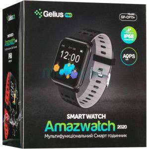 Смарт-годинник Gelius Pro GP-CP11 Plus (AMAZWATCH 2020) (IP68) Black /Yellow - 561767