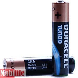 Батарейка Duracell AAA LR03 bat Alkaline 8шт Turbo Цена 1шт. - 512411