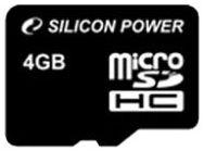 Silicon Power 4 Gb microSDHC (class 2)