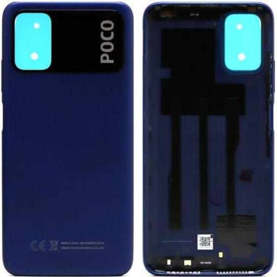 Задняя крышка Xiaomi Poco M3 Blue, оригинал - 912319