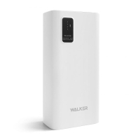 Портативная батарея Walker WB-730, 30000 mAh, 22.5W (QC3.0 + PD) white