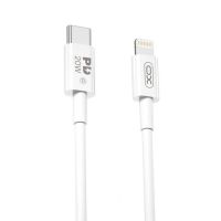 Дата-кабель USB XO NB-Q189A PD 20W Type-C - Lightning white