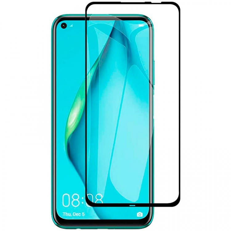 Защитное стекло Huawei Nova 5i, Nova 6 SE, Nova 7i, P20 Lite (2019), P40 Lite, 3D Черный - 561568